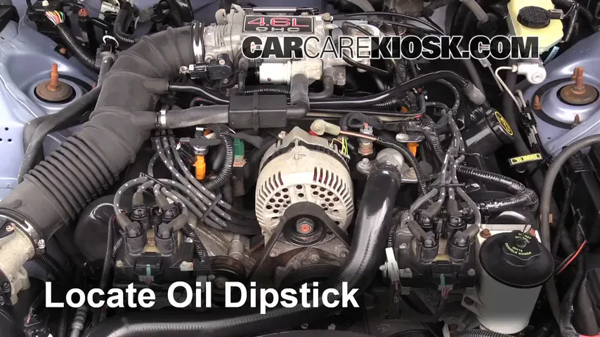 1997 Ford Thunderbird LX 4.6L V8 Oil Check Oil Level